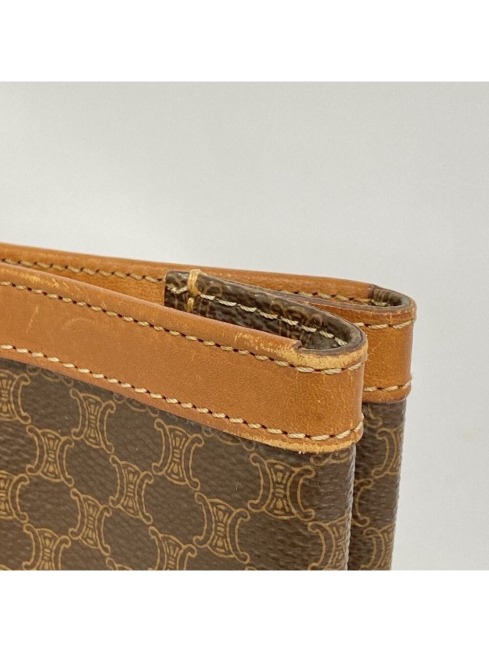 Celine Tote Macadam Brown Gold - Picture 7 of 10